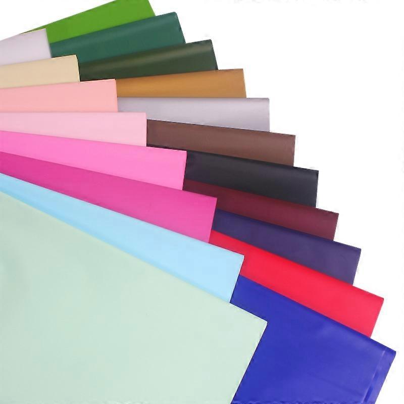 20 Sheets / Pack Flower Wrapping Paper Matte Paper Gift Paper Translucent Wrapping Paper Material, Colour: Matte White