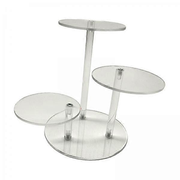 2x Acryl Display, Schmuck Display Ständer, Transparent, Dessert, Klar
