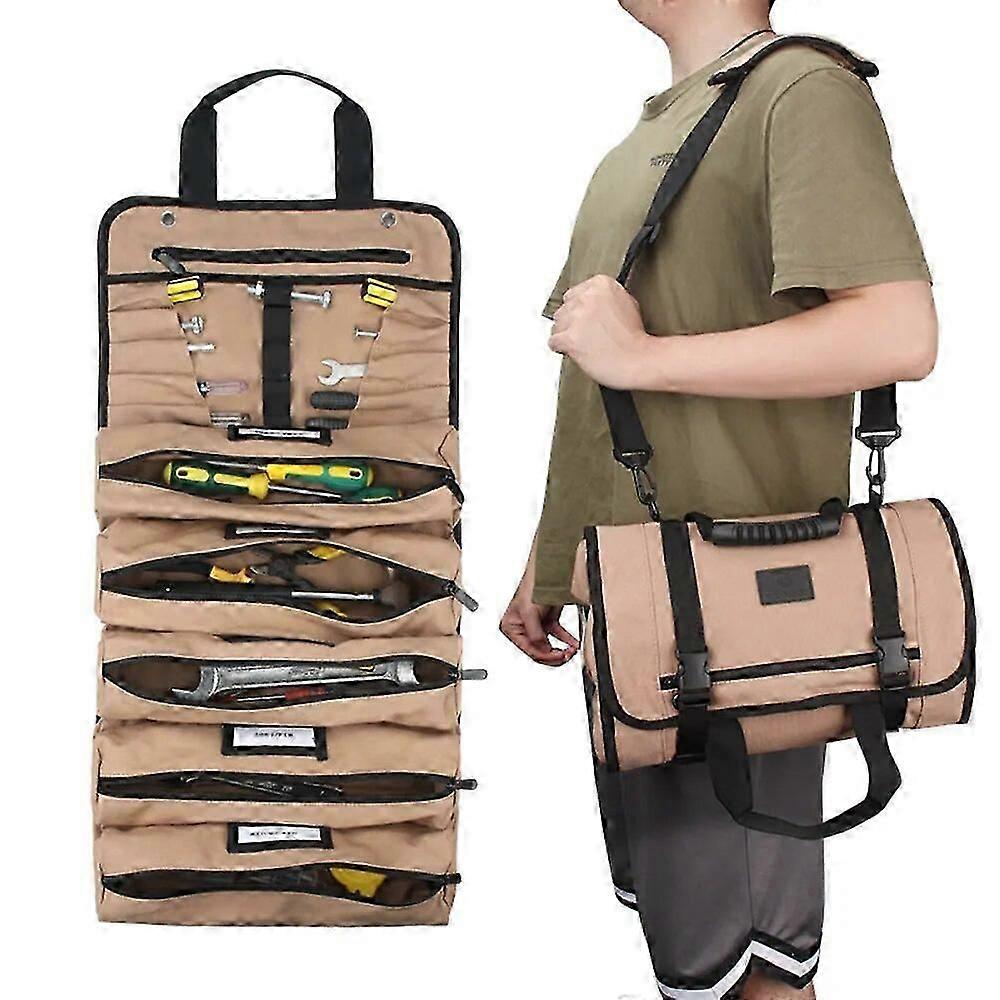 Multi-Purpose Tool Bag Professional High Quality Multi Pocket Hardware Tools Pouch Roll UP Small Portable Tools Organizer Bag