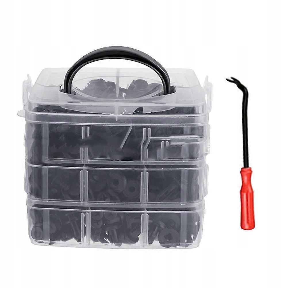 Car Door Bumper Panel Latch Set Plastic Rivets 6