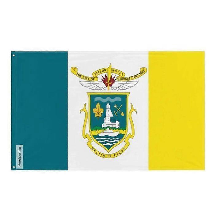 Yellowknife Flag – 160 x 240 cm – Polyester – Iron Eyelets – Durable