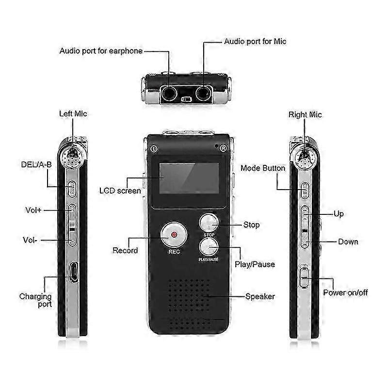 thumbnail image 2 of Digital EVP Voice Recorder For Ghost Hunting - 8GB USB, Voice Activated 2 of 5