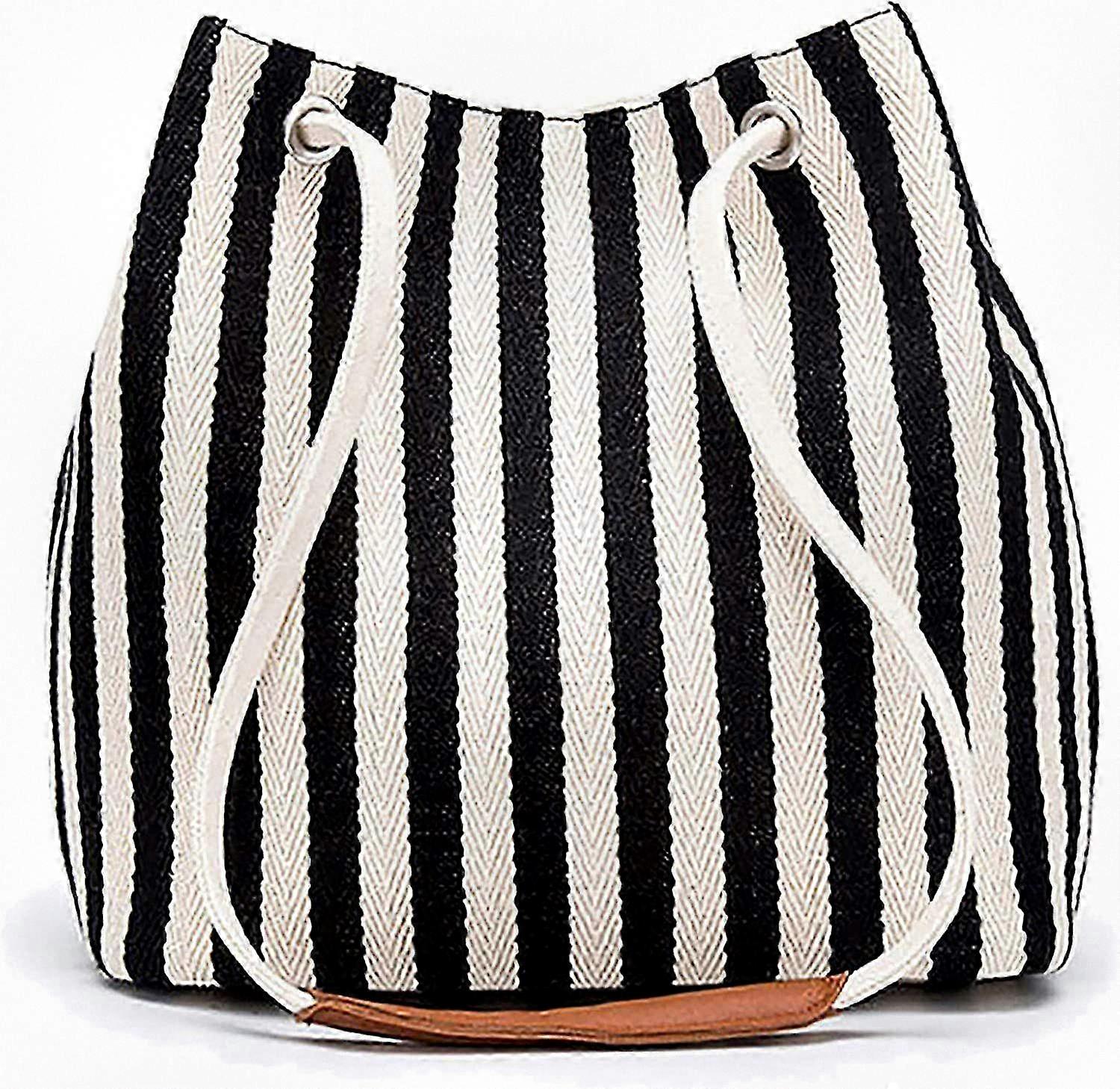 Small to Medium Women's Canvas Shoulder Tote Bag for Daily Work and Casual Use