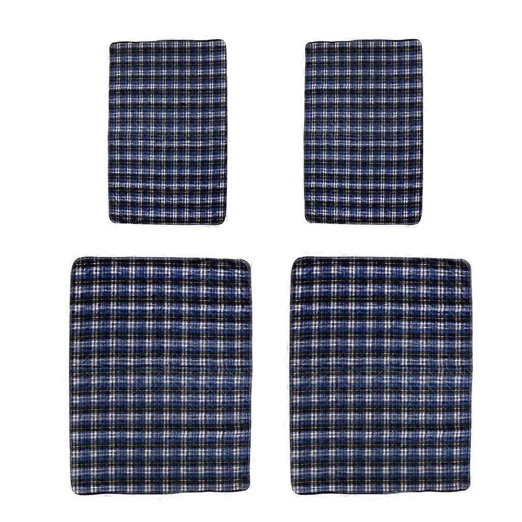 4x Washable Bed Reusable Pad Waterproof Mattress Sheet Home Soft