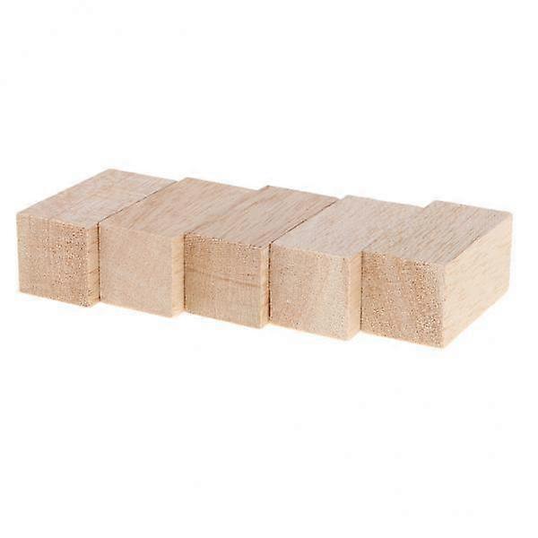 2xBalsa Blocks DIY Modelling Craft Working Materials 5pcs