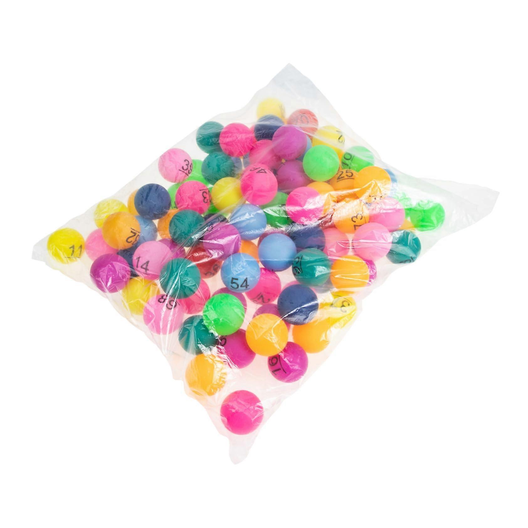 Balls Game Balls Props 1100 Numbered Balls Plastic for Parties Raffles Events