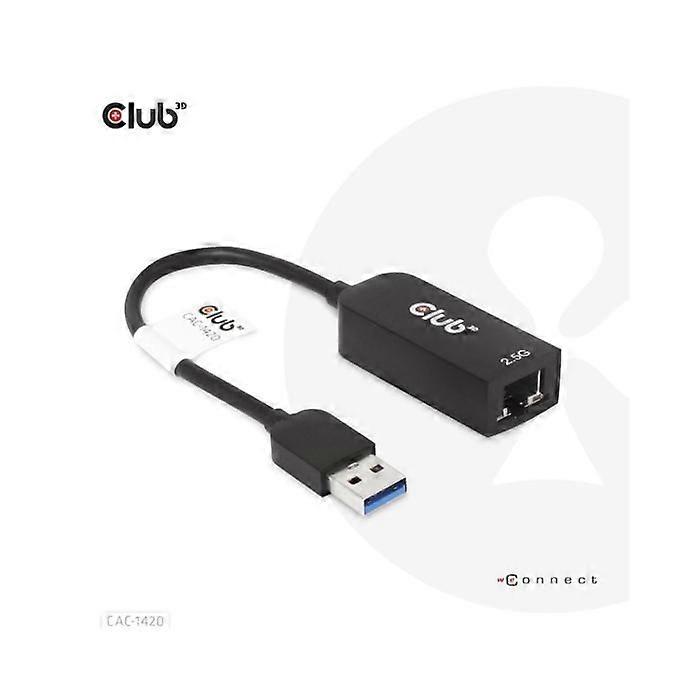 Club3D CAC-1420 Netzwerkadapter 2,5 GBit/s USB 3.1 (Gen 1), RJ45