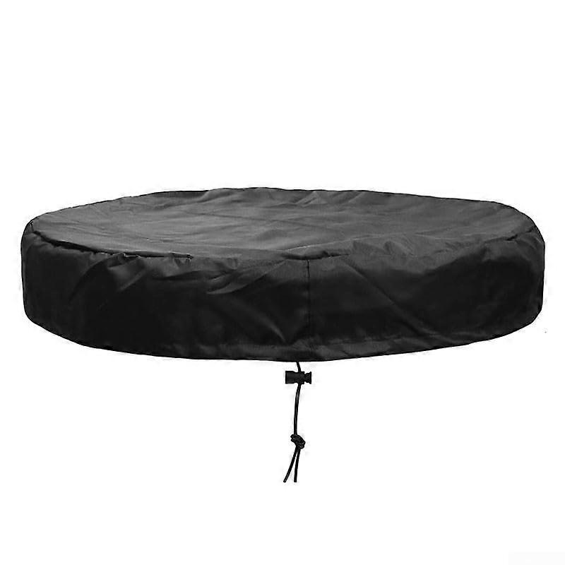 Water Bucket Cover Exterior Sealed 420D Oxford Fabric, Outdoor Dust-Proof Shield Black