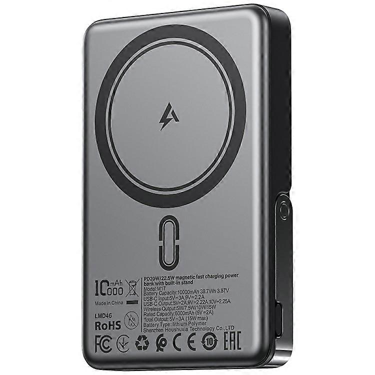 ACEFAST M17-10000 بنك طاقة مغناطيسي 10000 مللي أمبير PD 20 واط / 22.5 واط شاحن حامل شحن سريع