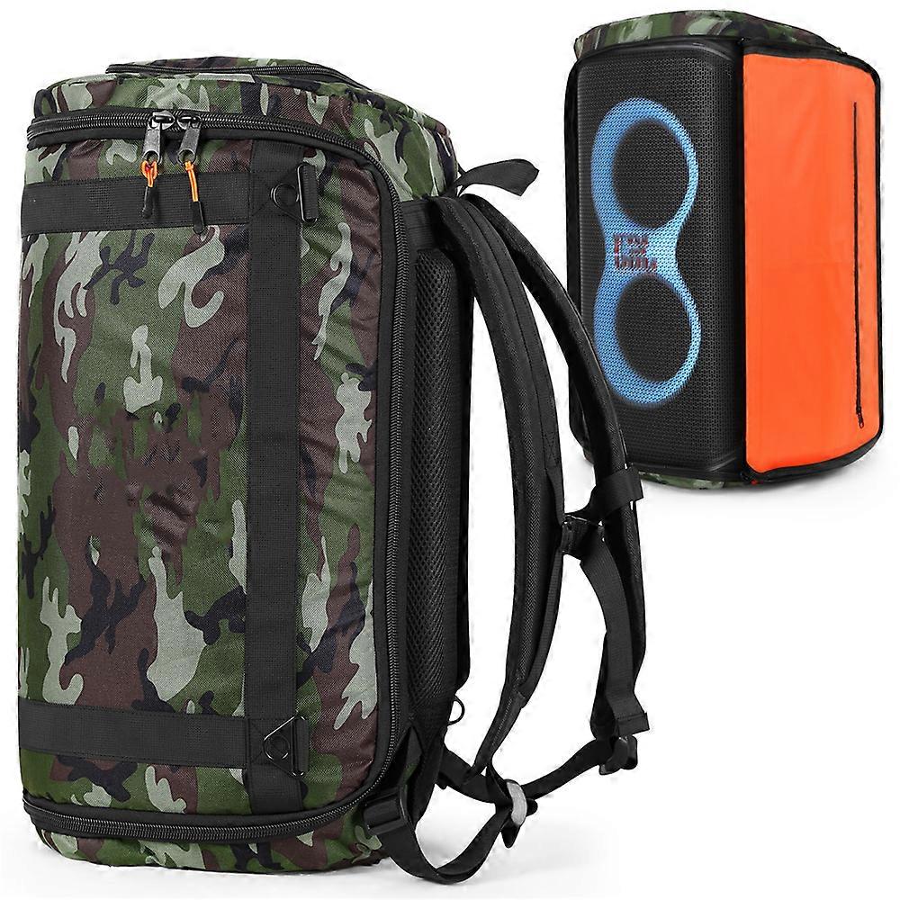Speaker Bag Portable Speaker Case Backpack Travel Case for JBL Partybox 120 Bluetooth Speaker (Speaker is not included)