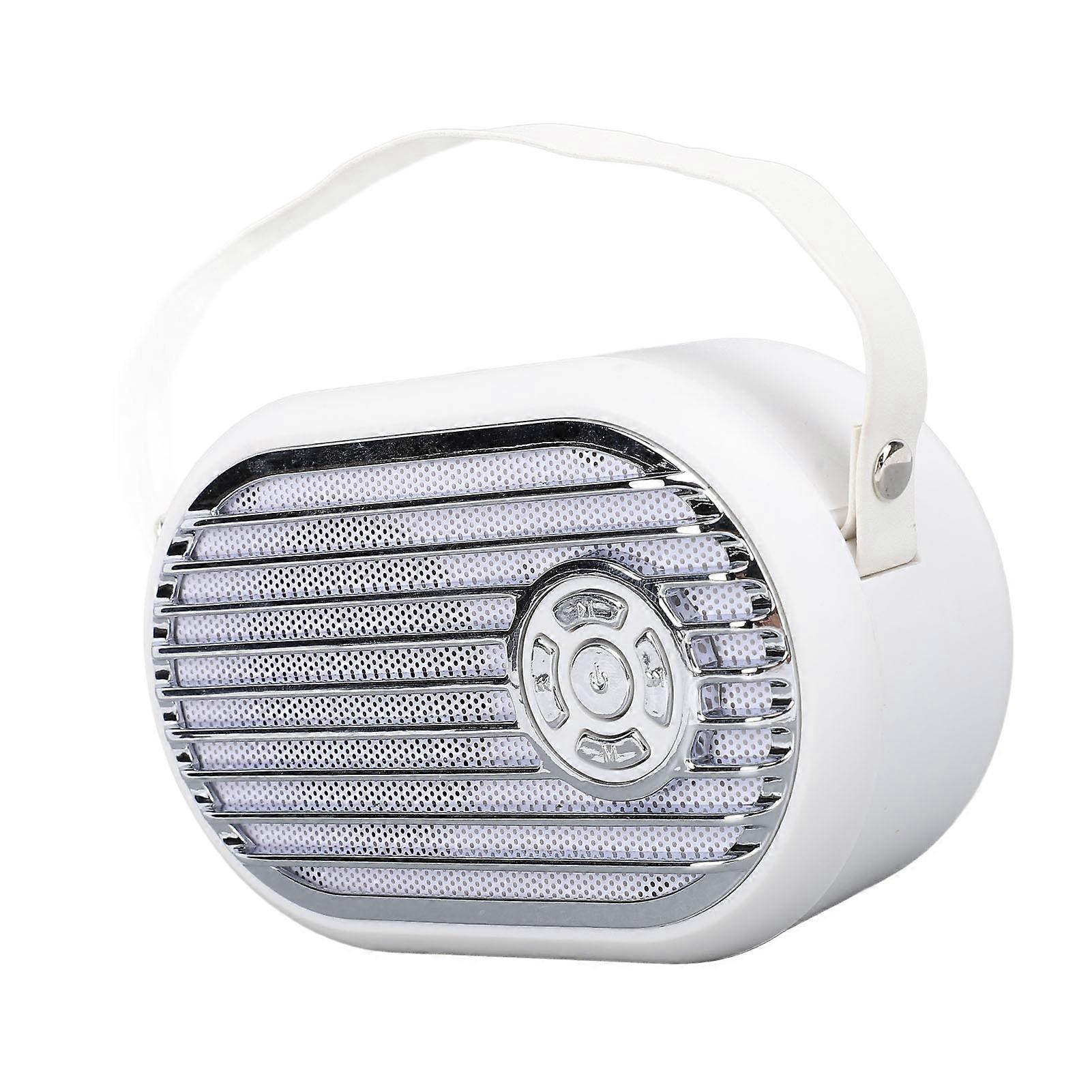 Old Style Portable Speaker Rechargeable BT Vintage Small Speaker Support Up to 32G Memory Card for Home Camping 