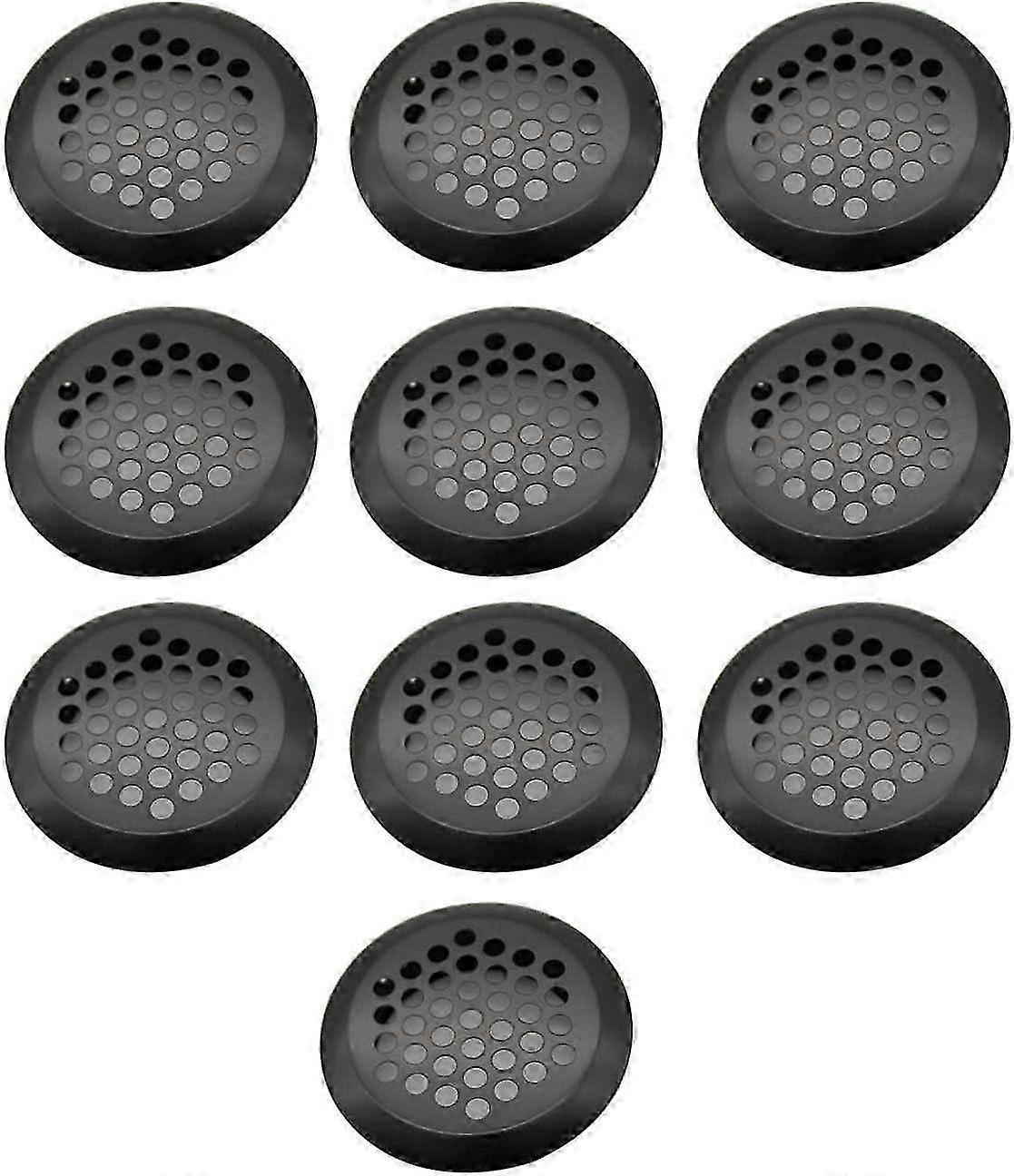10 Pieces 35Mm Stainless Steel Round Mesh Air Ventilation Holes Suitable for Kitchen, Bathroom, Cabinet, Bookcase, and Wardrobe Use