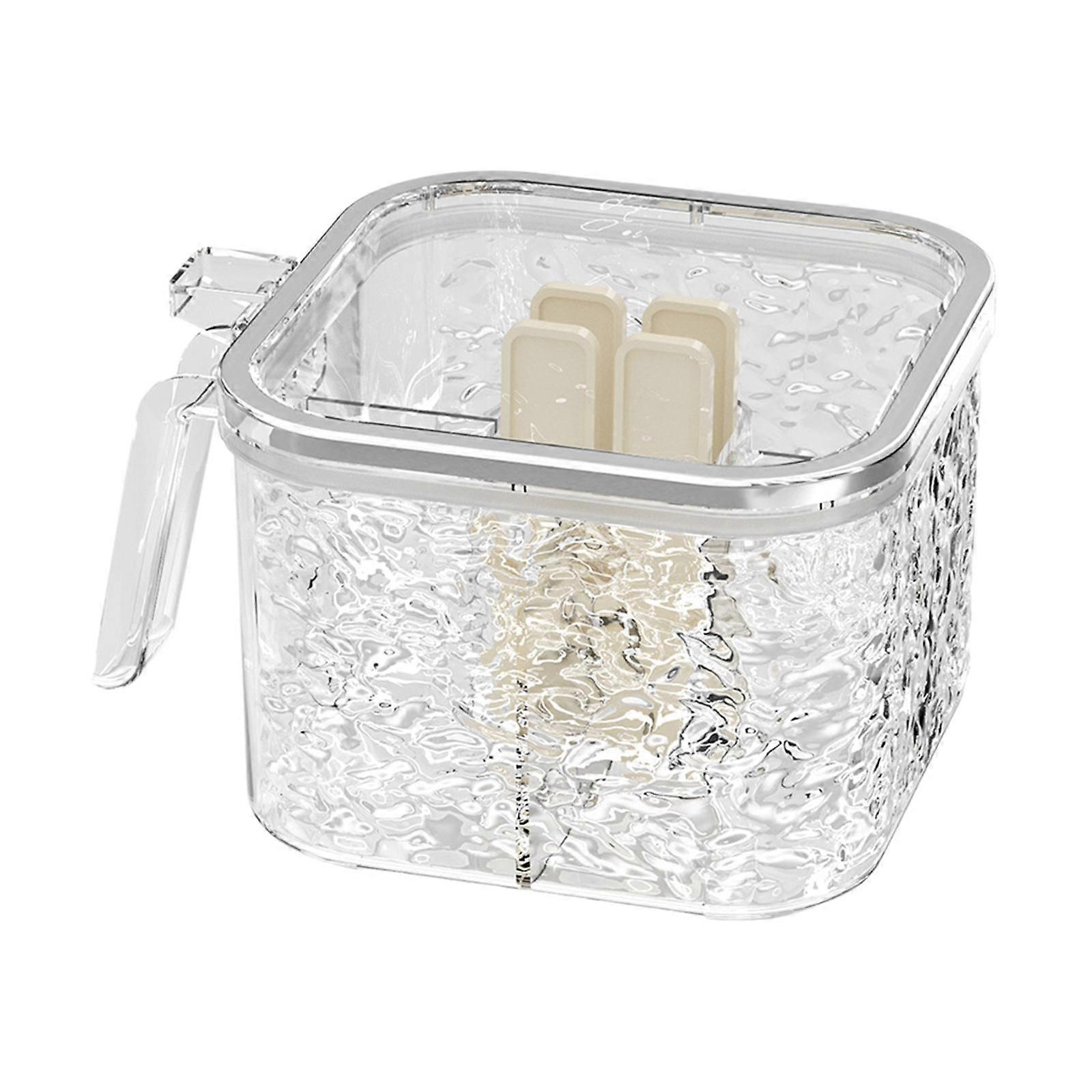 Multi Grid Seasoning Box Seasoning Storage Container Portable Pepper 4