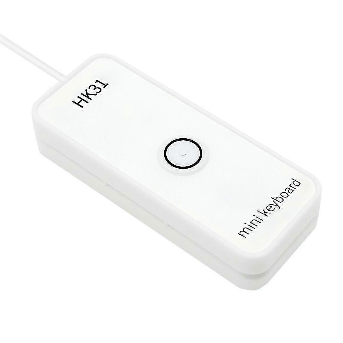 Keypad USB Macro Programming Key USB Connection Keyboard with Braille Design for Working and Gaming