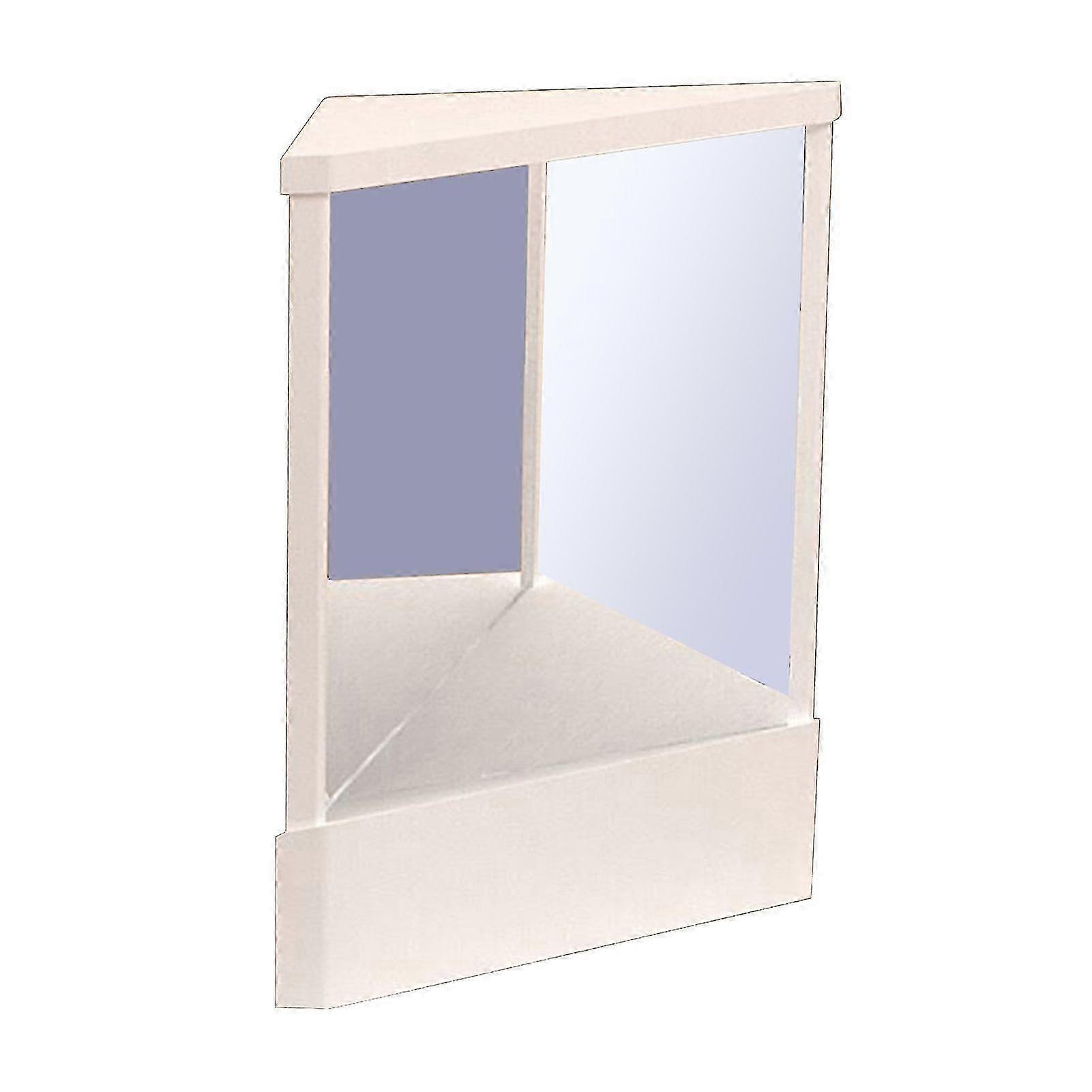 非反転実像バニティミラー非拡大卓上美容ミラーフェイスJikaix-Lホワイト