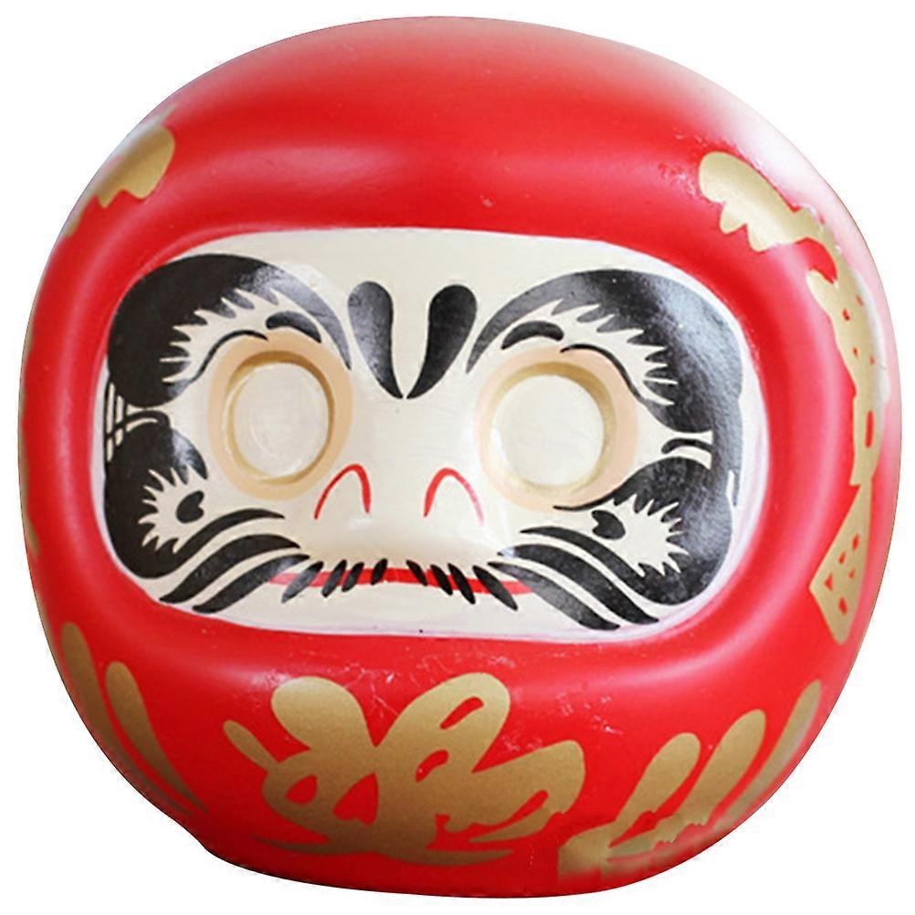Symbolic Daruma Piece, Versatile Decoration and Savings Tool