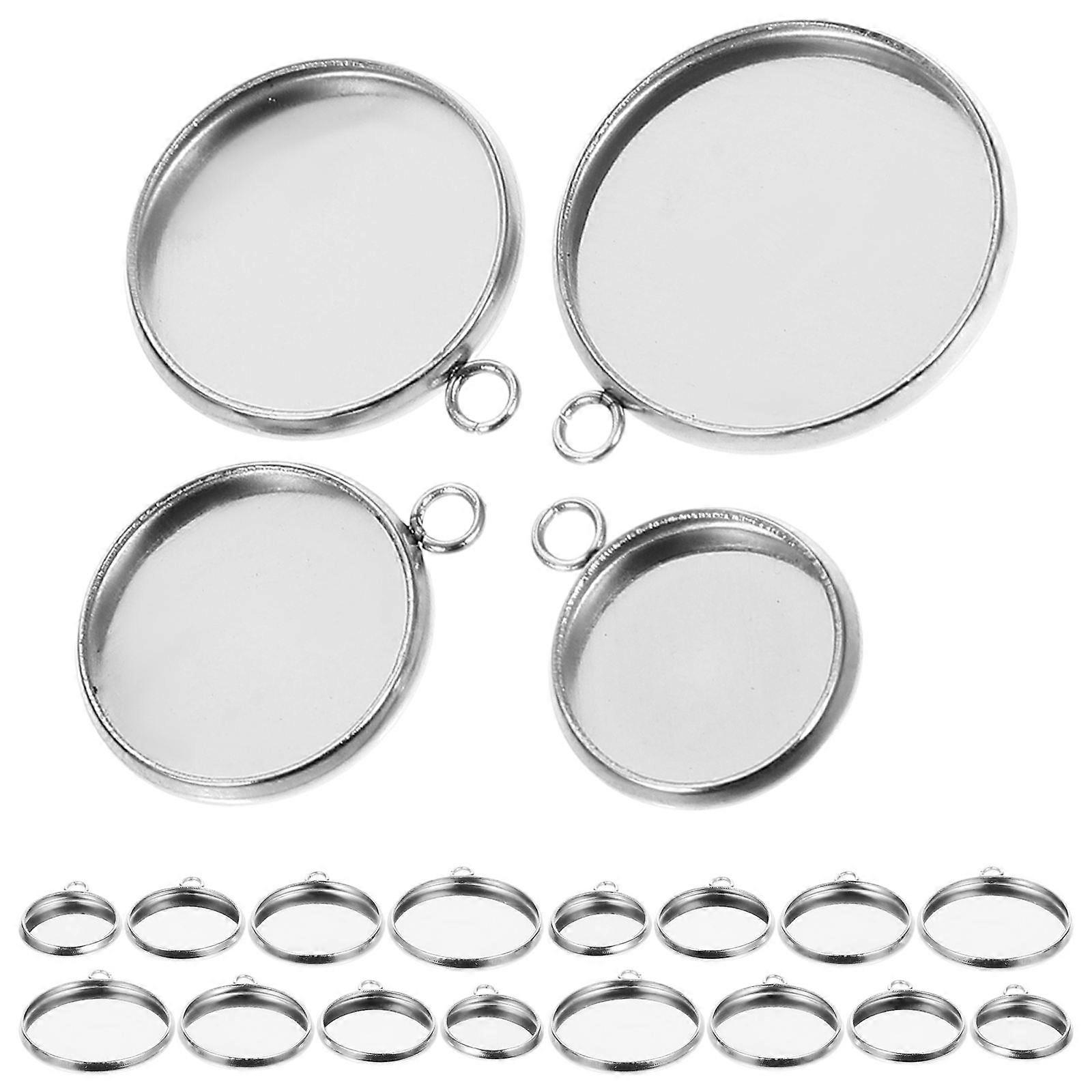 Craftsmanship Stainless Steel Bezel Trays, Versatile for Artistic Projects