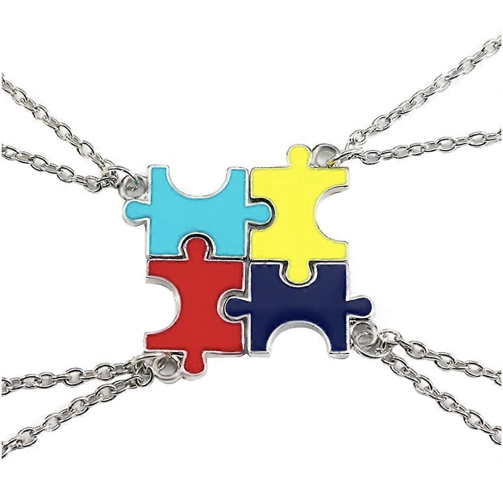 Puzzle Patchwork Necklace with Comfortable Wear, Ideal present