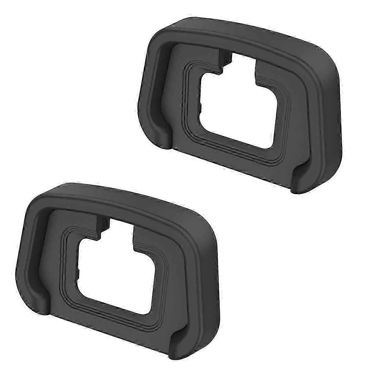 For Nikon Z7 II Z6 II Z5 Cameras 2pcs Extended Soft Silicone Eyecup Viewfinder Replacement for DK-29 with Enhanced Comfort
