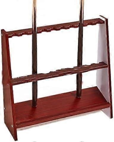 Επιτοίχια επιδαπέδια βάση στέκας μπιλιάρδου, 10 οπών Μαόνι Ref: 8947