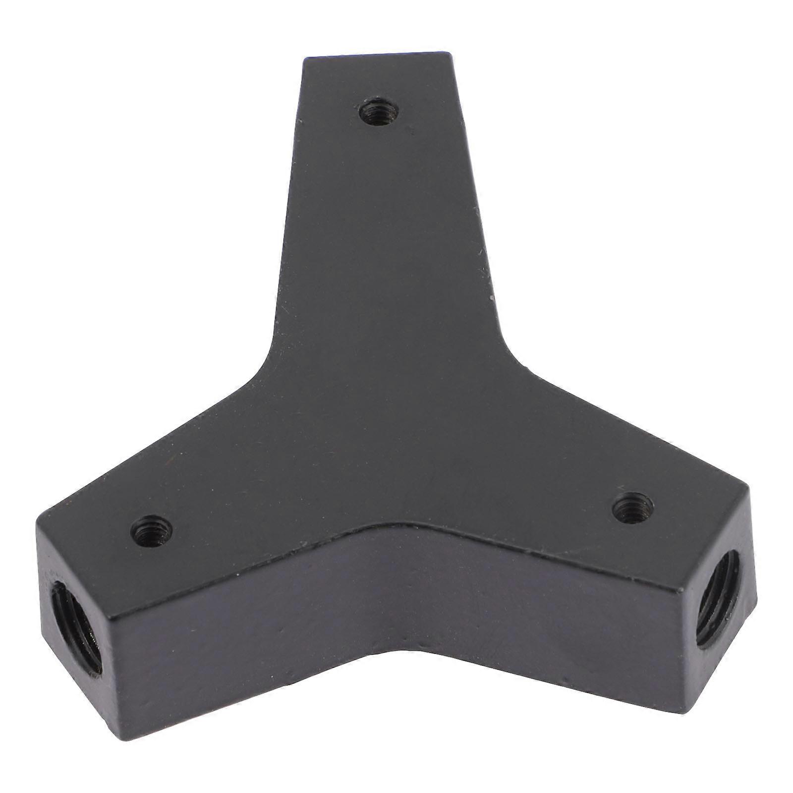 Ceiling Light Adapter Lamp Base Adapter Lighting Installation Diy Enthusiasts Black Y Shape Simple Design Screw Fixing 1Pcs