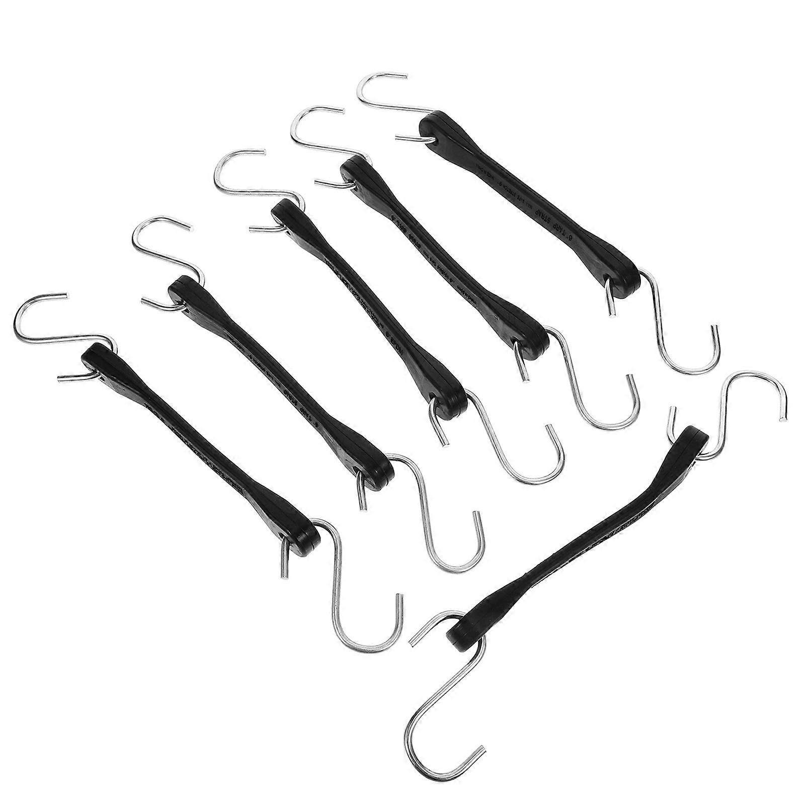 6pcs Elastic Luggage Straps for Secure Fastening, Durable Suitcase Connector Straps for Travel with Easy Operation and Protection