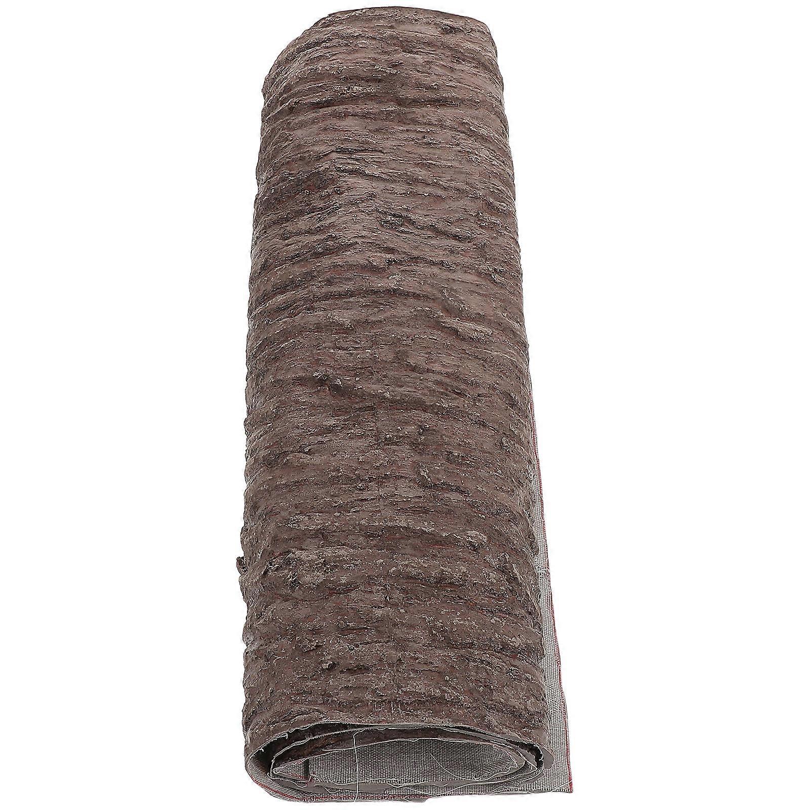 Flexible Weatherproof Artificial Tree Bark Column Wrap for Walls & Floors – Easy Peel and Stick Decoration for Halloween & Home