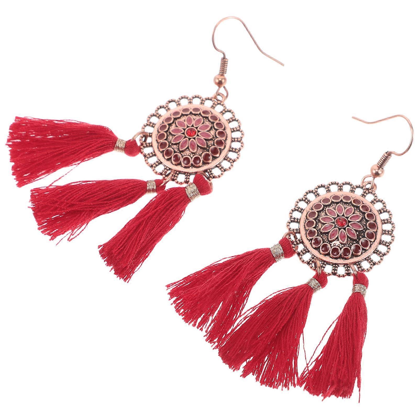 Dangle Earrings Festive Atmosphere Lunar New Year Celebrations Multi 1Pair