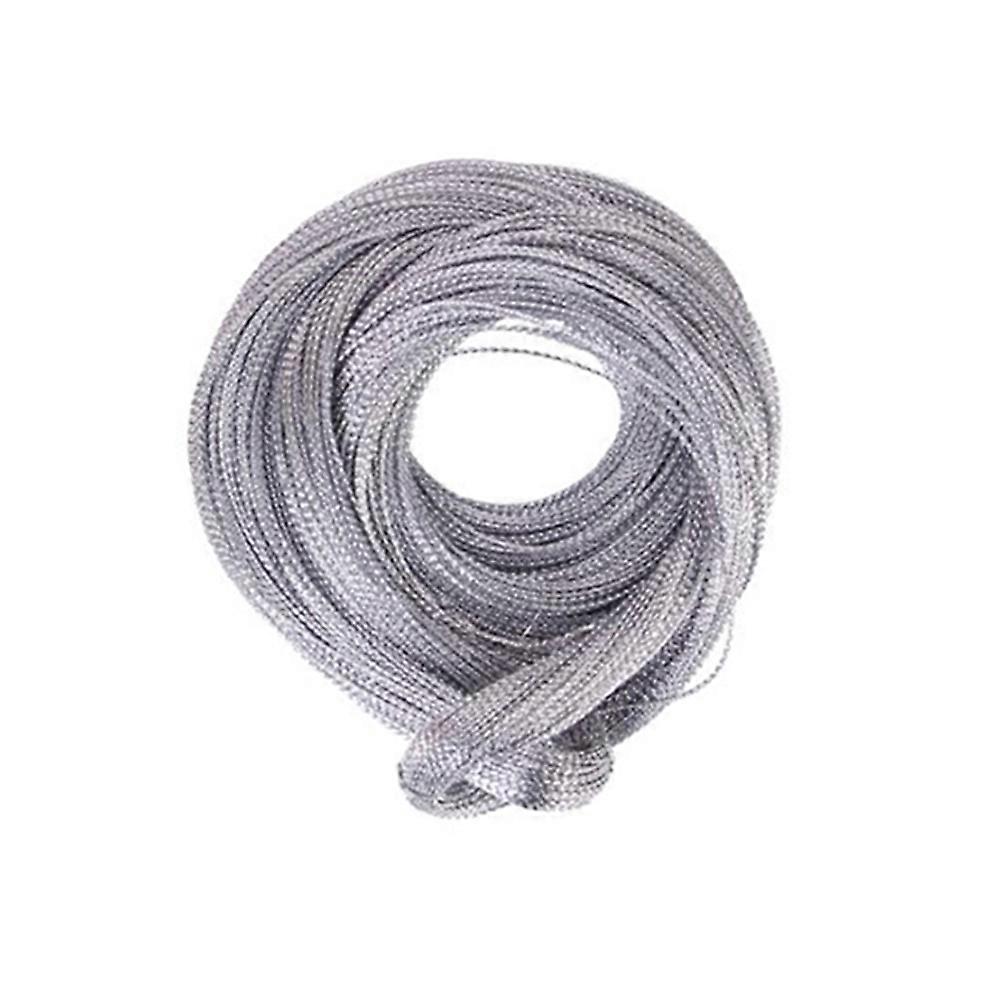 Silver Twine String 1mm Diameter 100 Yards Length For Craft Projects And Decorations 1Pack