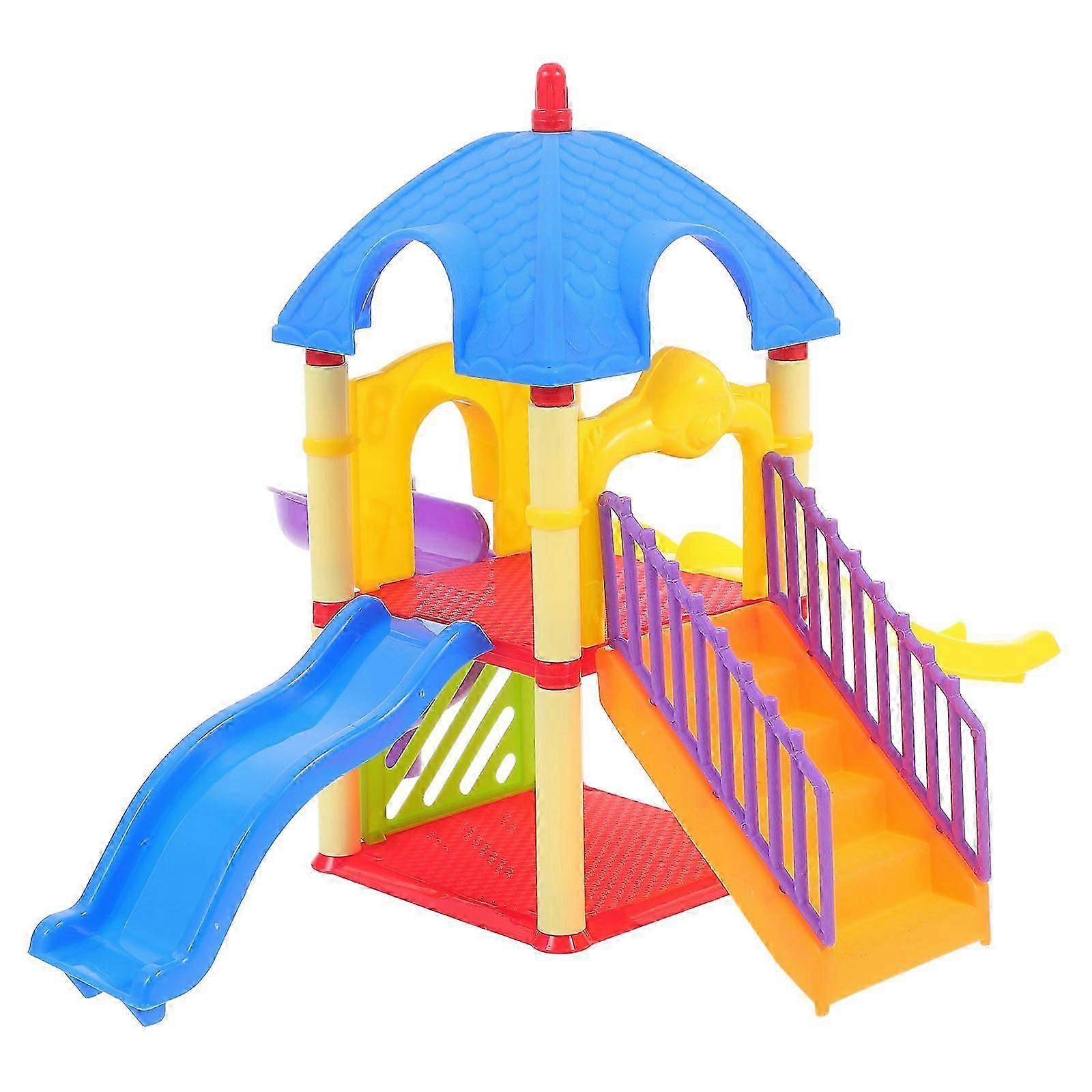 Small Children Playground Building Model DIY Kids Playground Model Slide Model