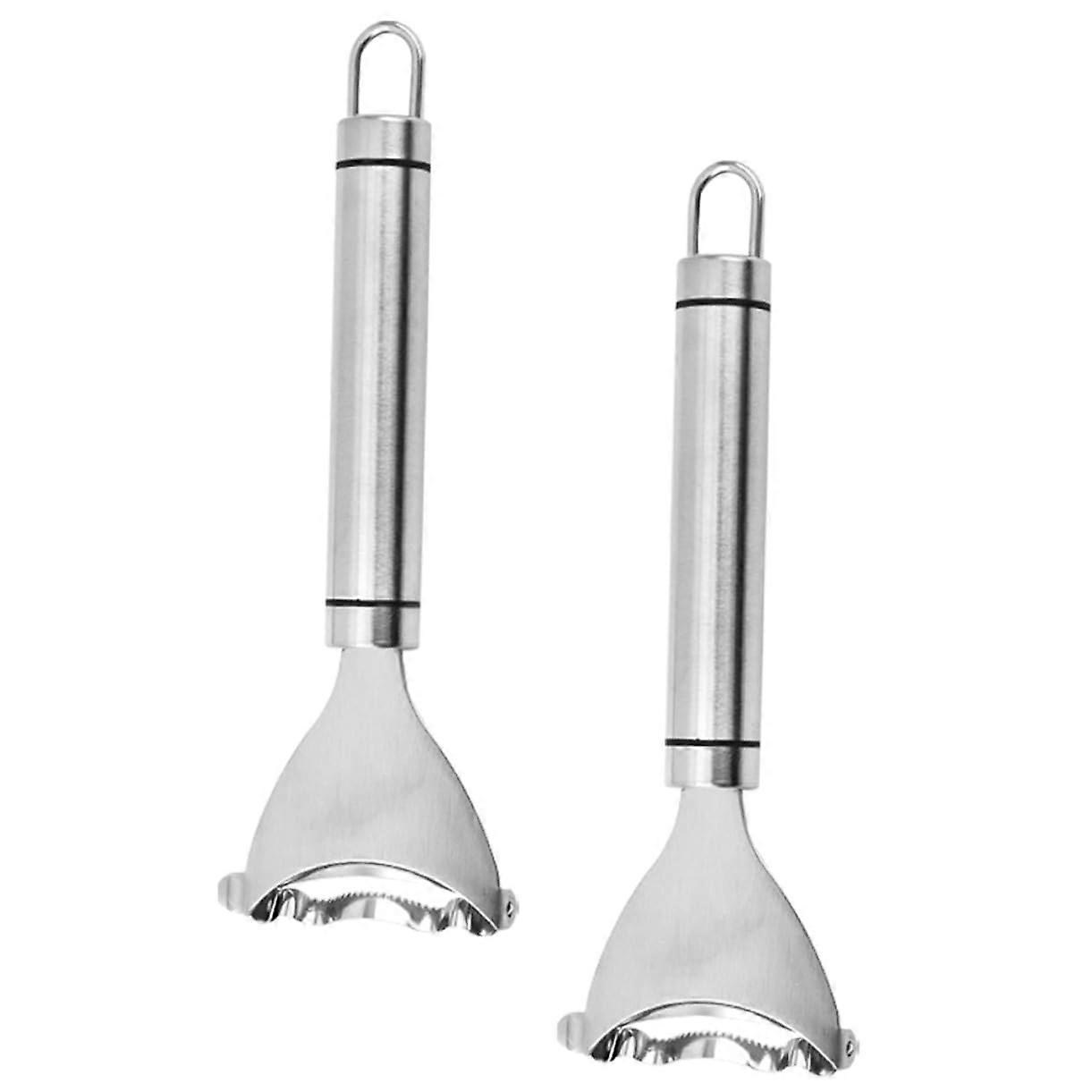 2 pieces ergonomic corn stripper from practical corn cob peeler for robust and easy stripper for simple use and on the go