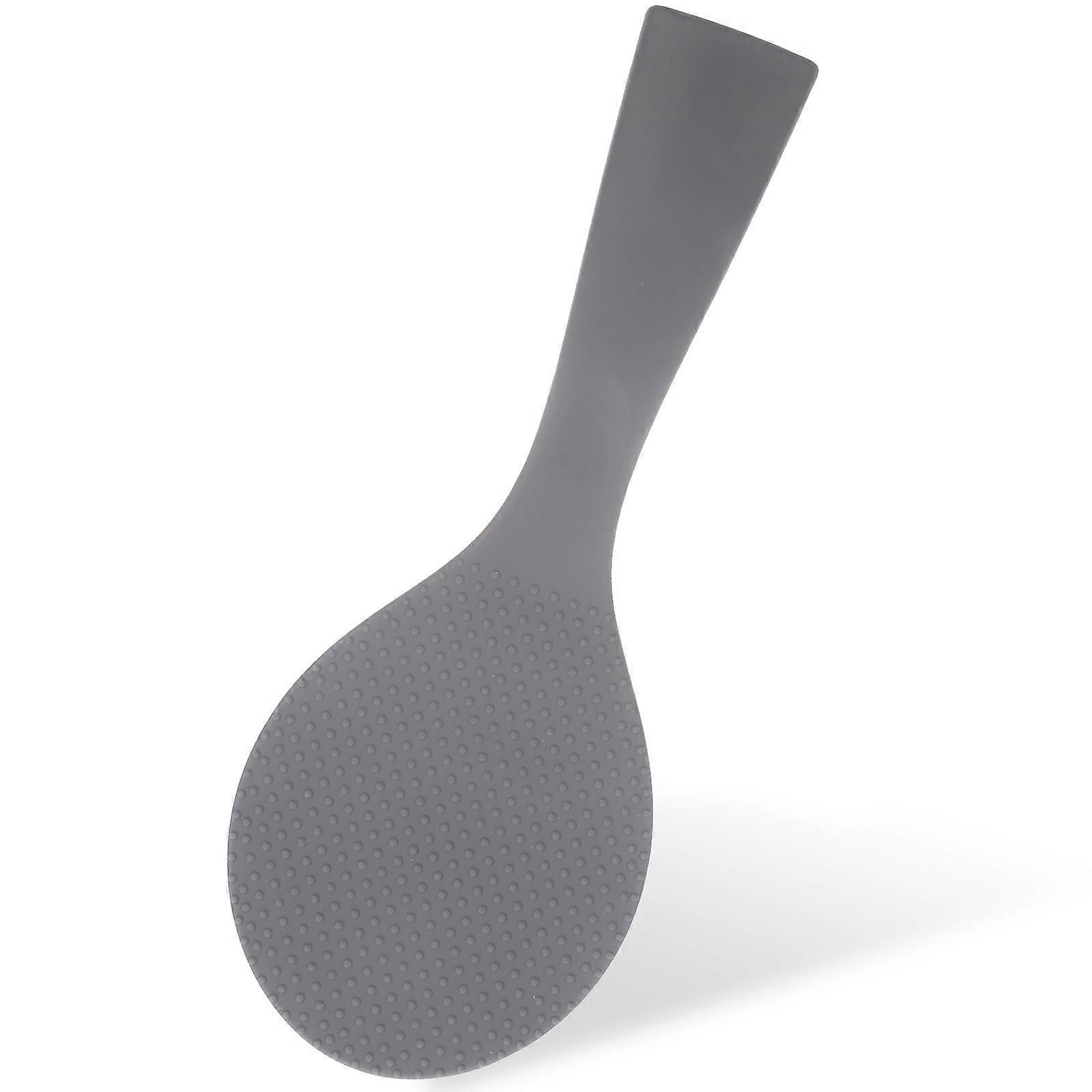 Multifunction Spoon Nonstick Rice Paddle Kitchen Utensil Grey 20X8X3CM Easy to Scoop Rice 1Pack