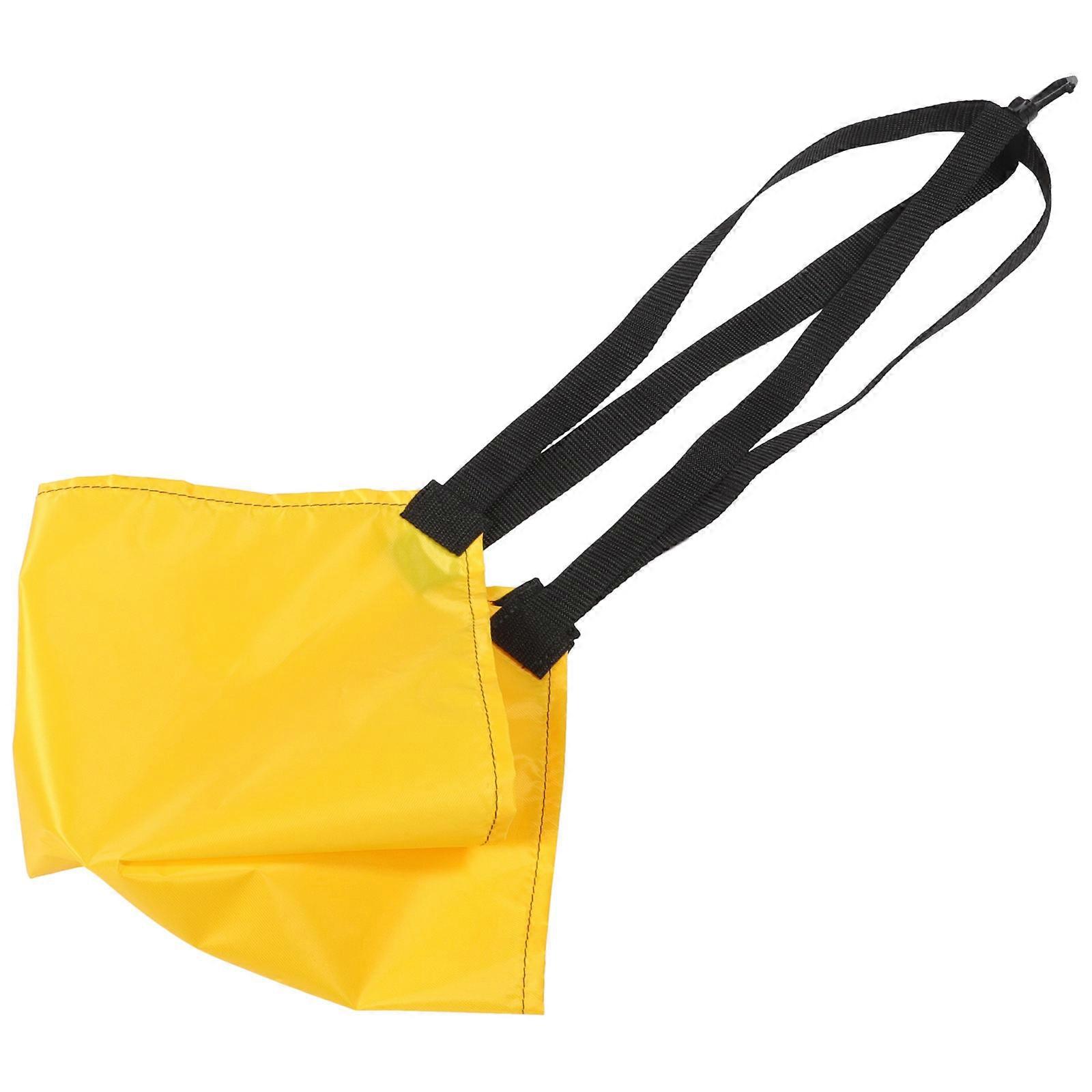 平泳ぎトレーニングスイマー用水泳パラシュートイエロー45x44cm1個