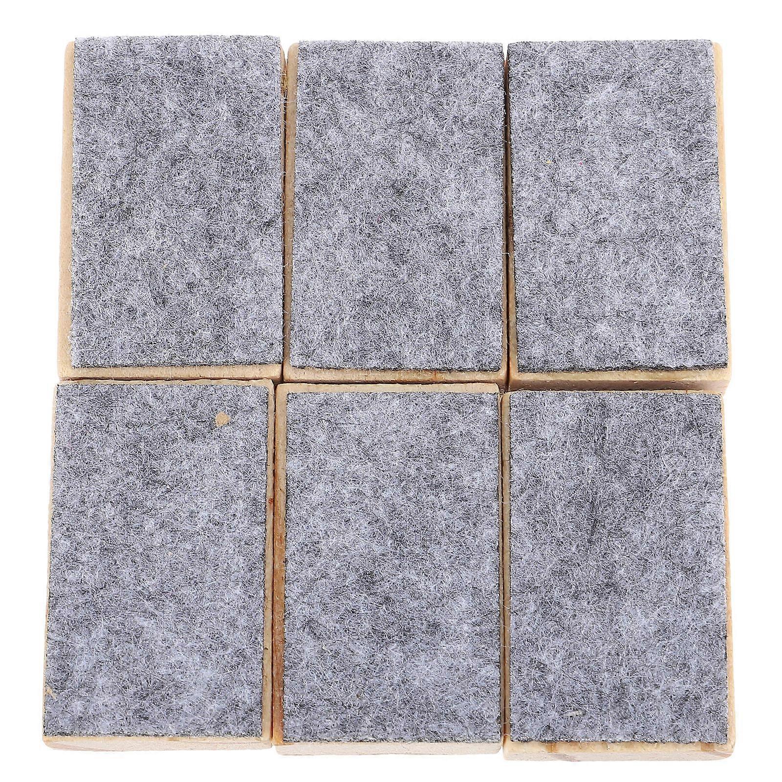 ミニドライ消しゴム20個木製黒板消しゴムフェルト黒板クリーナー小さなドライ消しゴムホームスクールオフィス