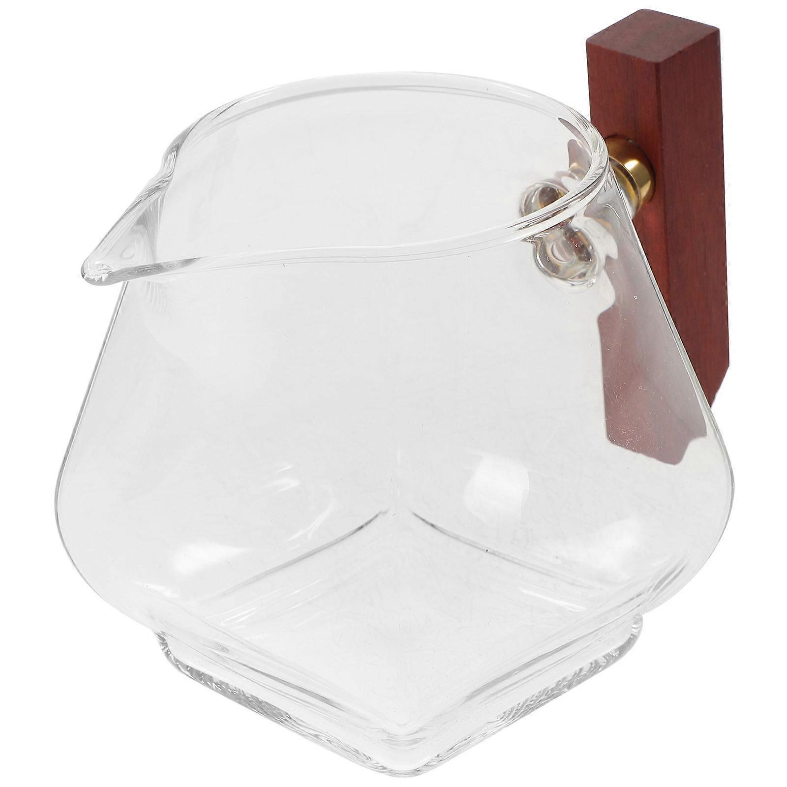 Gravy Sauce Jug Borosilicate Glass Material for Western Restaurant Equipment 1Set