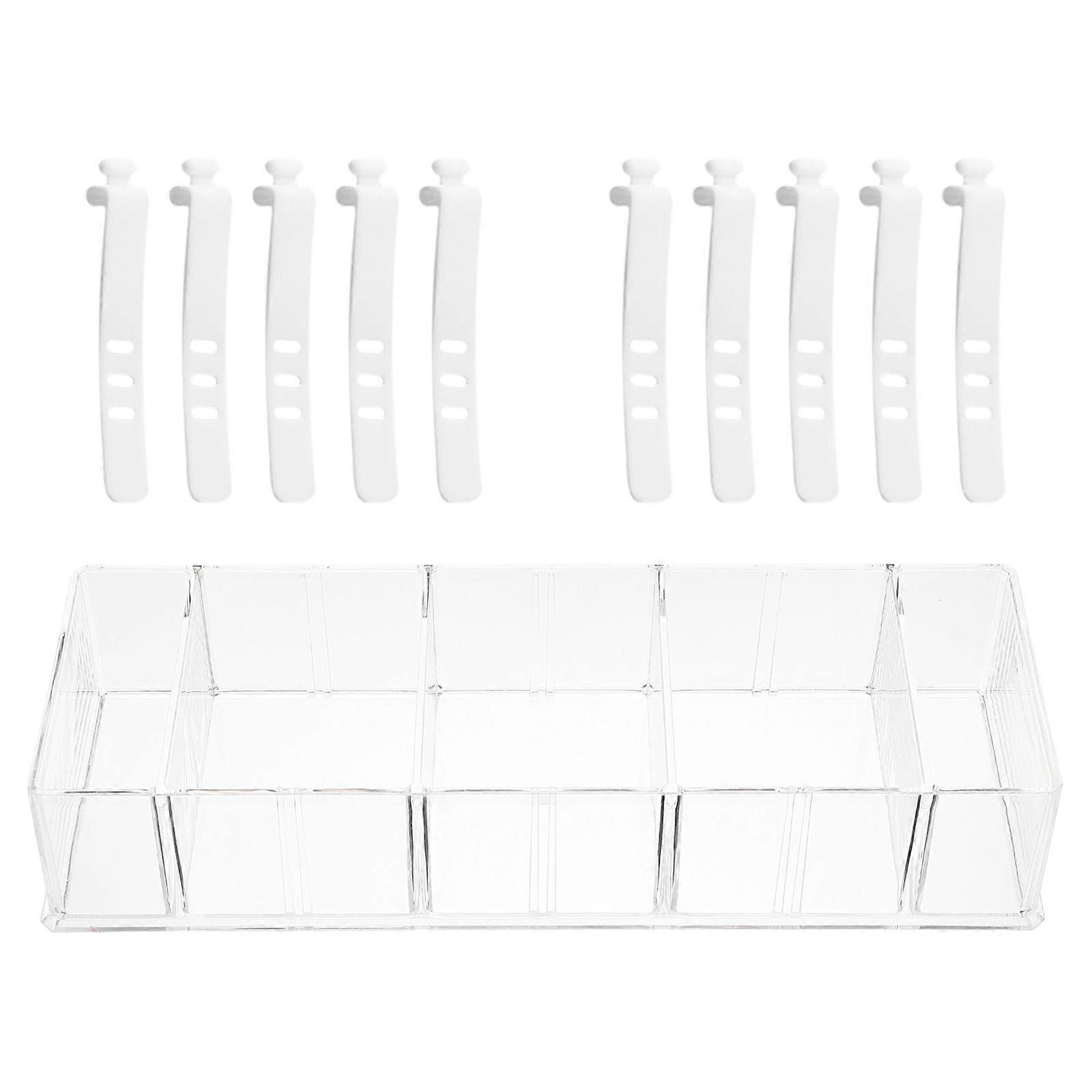 充電ケーブルオーガナイザーデータケーブルオーガナイザー収納家庭用透明25X8.5X4.5CM 1セット