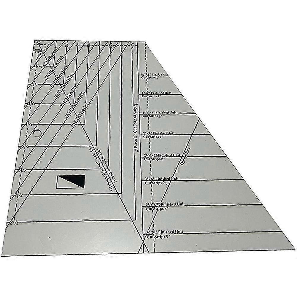 Quilting Ruler,Acrylic Split Rects Cutting Template Patchwork Ruler,Patchwork Sewing Cutting Craft