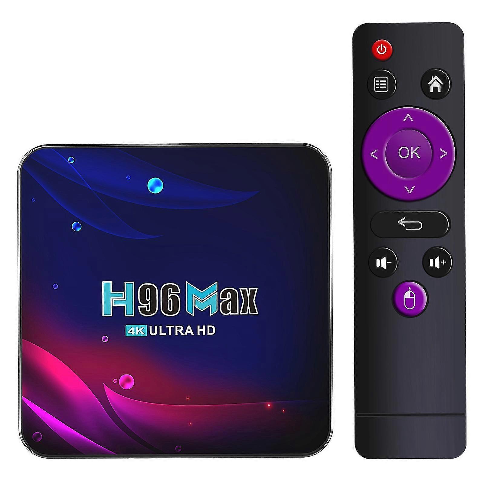 Numérique WiFi Smart STB Wifi Lecteur multimédia HD Résolution Appareil 4 + 64 Prise UE