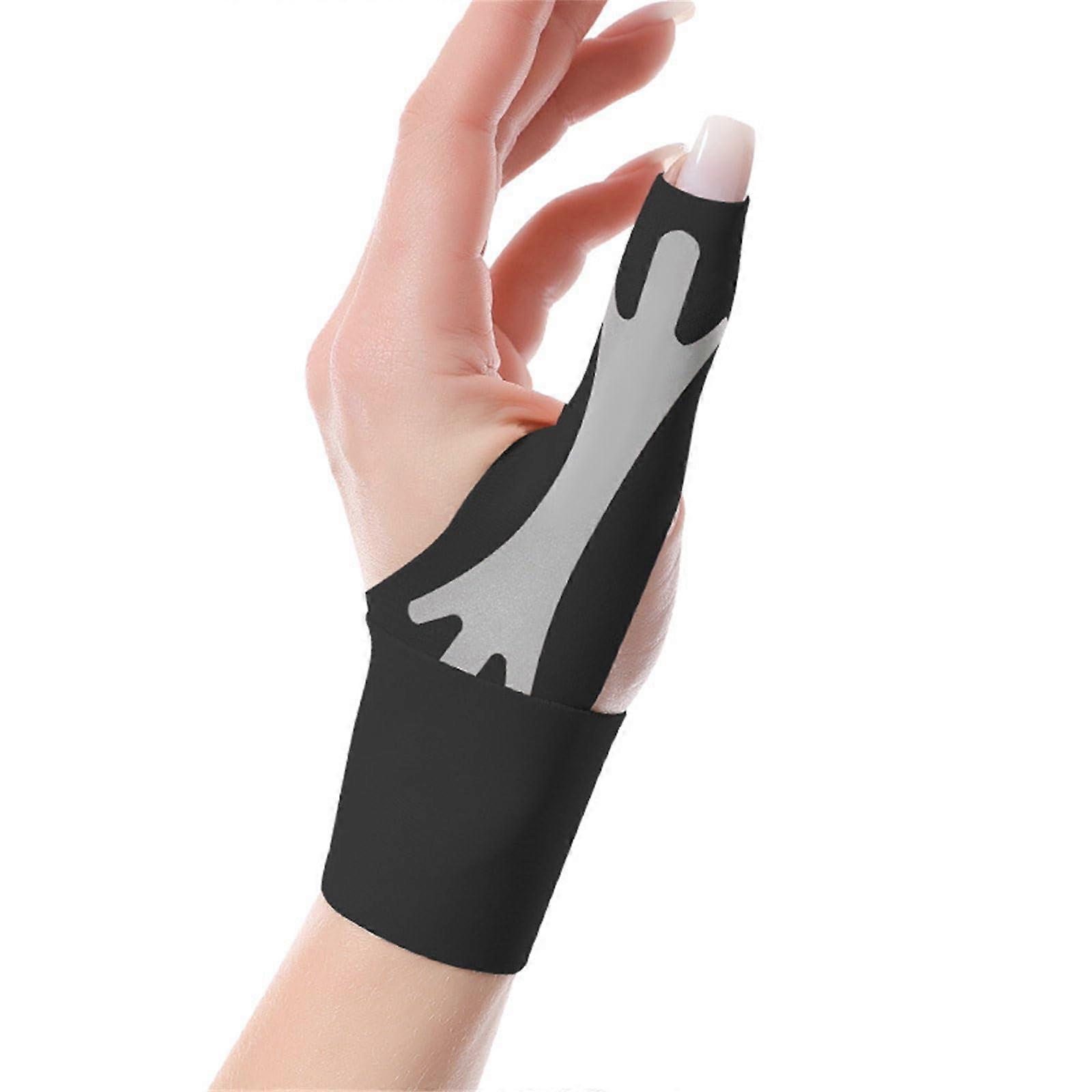 "Thumb Support Wraps for Left and Right Hand, Adjustable Joint Compression Sleeve, Breathable Material, Pain Relief"