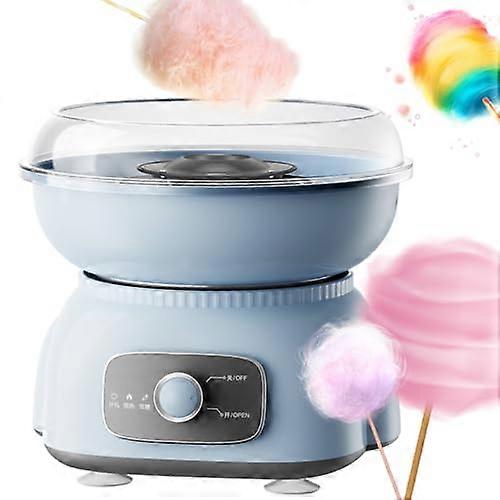 Candy Floss Machine with Splash Guard Removable and Washable for Gatherings, Weddings and Parties Blue'