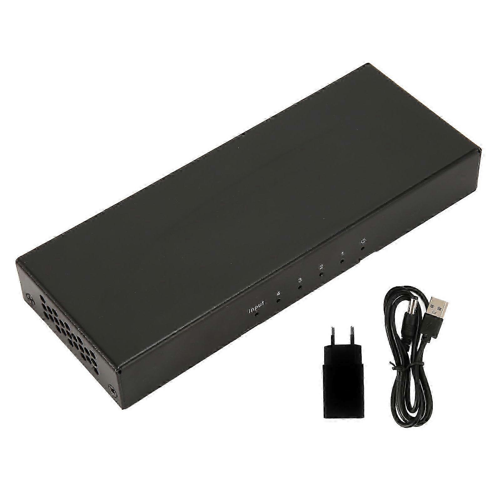 Professional 4K 30Hz HD Multimedia Interface Splitter 1 in 4 Out EU Plug