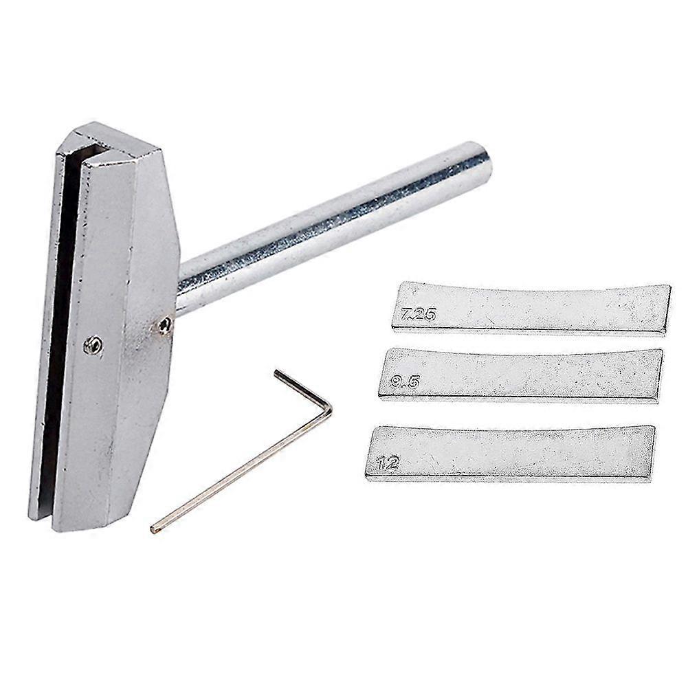 Gitarr bas greppbräda bandkaulverktyg med mässing radianinsatser bandverktyg för gitarr setup Mai