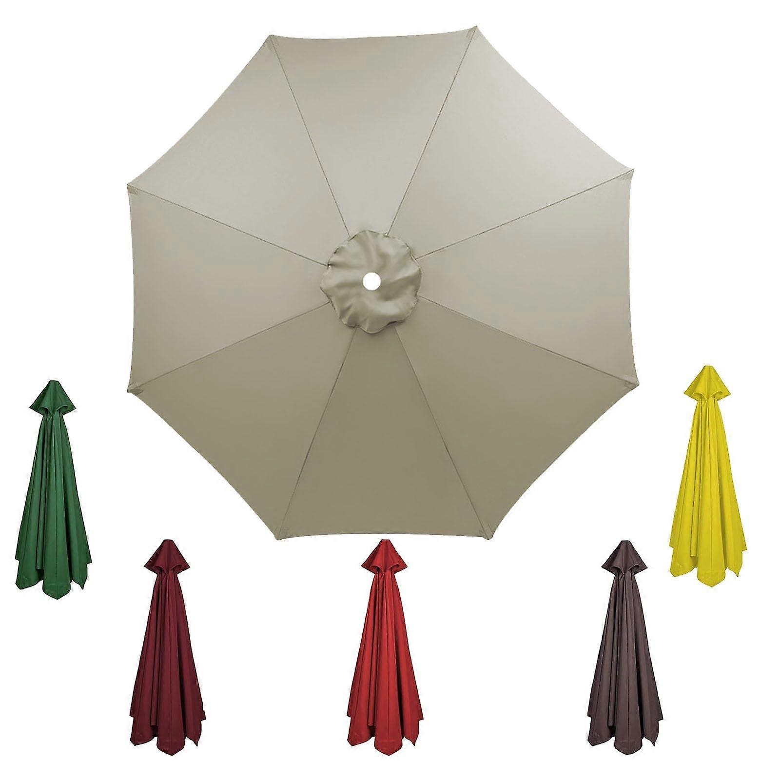 Sun Umbrella Replacement Canopy Cover, Fabric for Sun Umbrellas, 2 m/2.30 m/2.7 m/3.0 m
