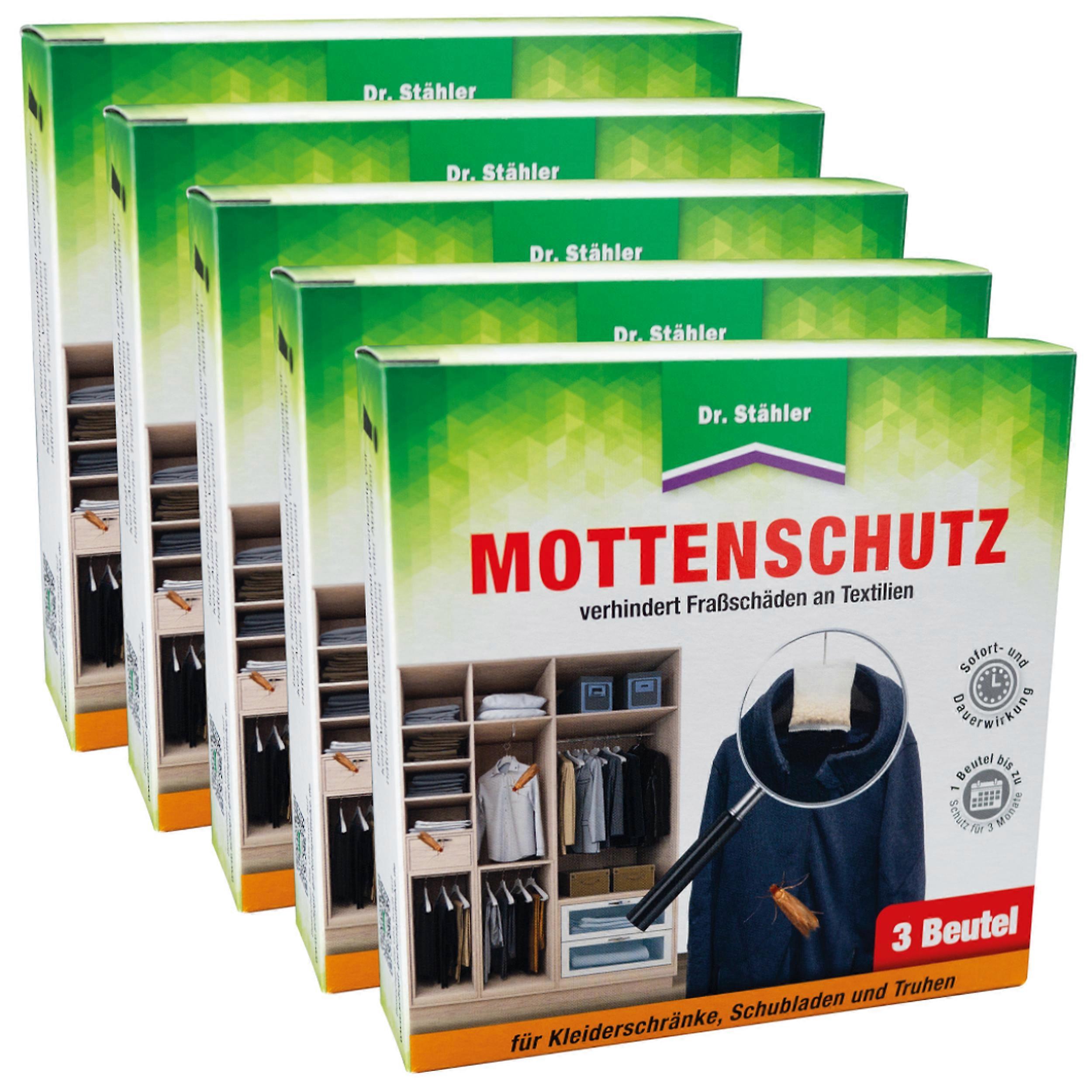 5 x DR. STÄHLER Moth Protection, 3 Bags