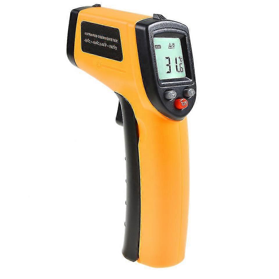 Digital Laser Infrared Thermometer Gun with LCD Display, -50��C to 400��C (-58��F to 752��F)
