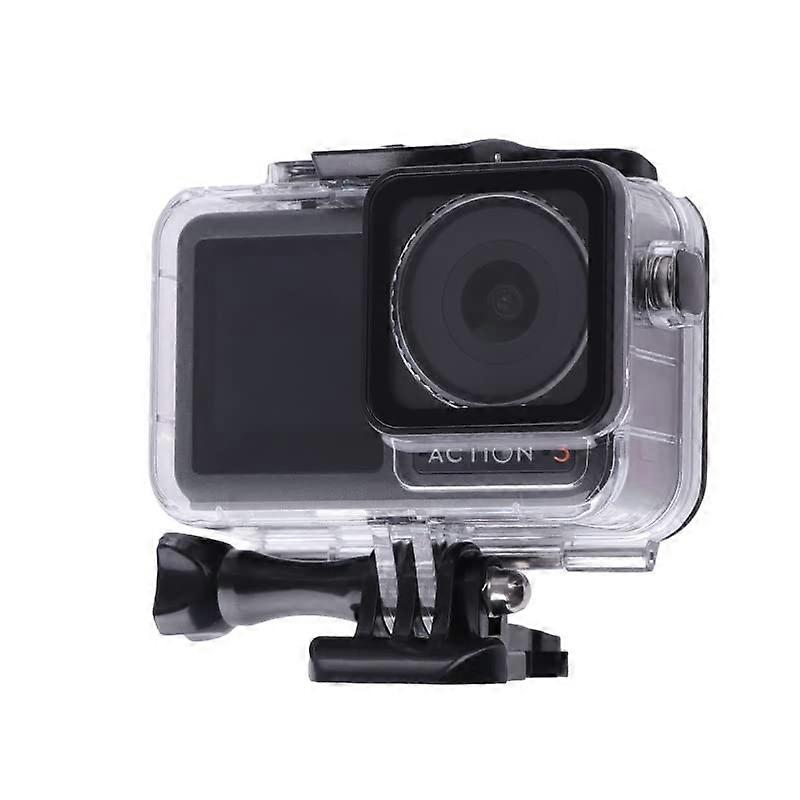 Waterproof Housing for DJI Action 3 Sports Camera, Durable Diver Case, Compatible with Underwater Use, Clear Material
