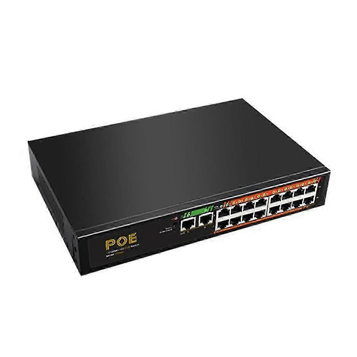 Txe046 16-port 100gbe + 2-port Unmanaged Poe Switch Eu Plug