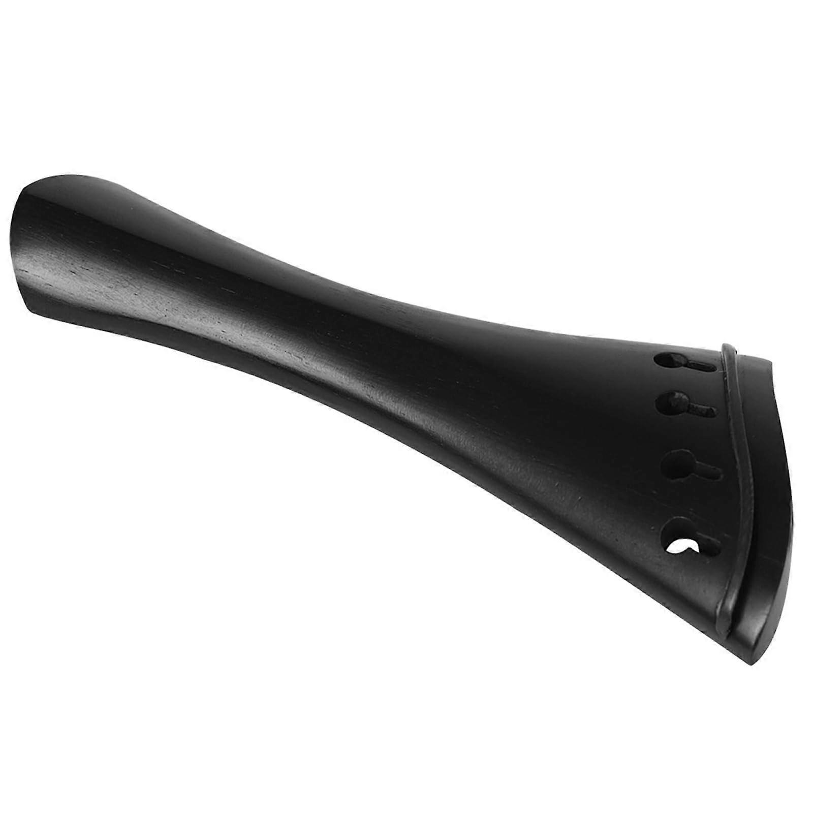 Professional 4/4 Violin Tailpiece Replacement Wood 4 String Ebony Bridge Spacer Easy to Use Violin Parts