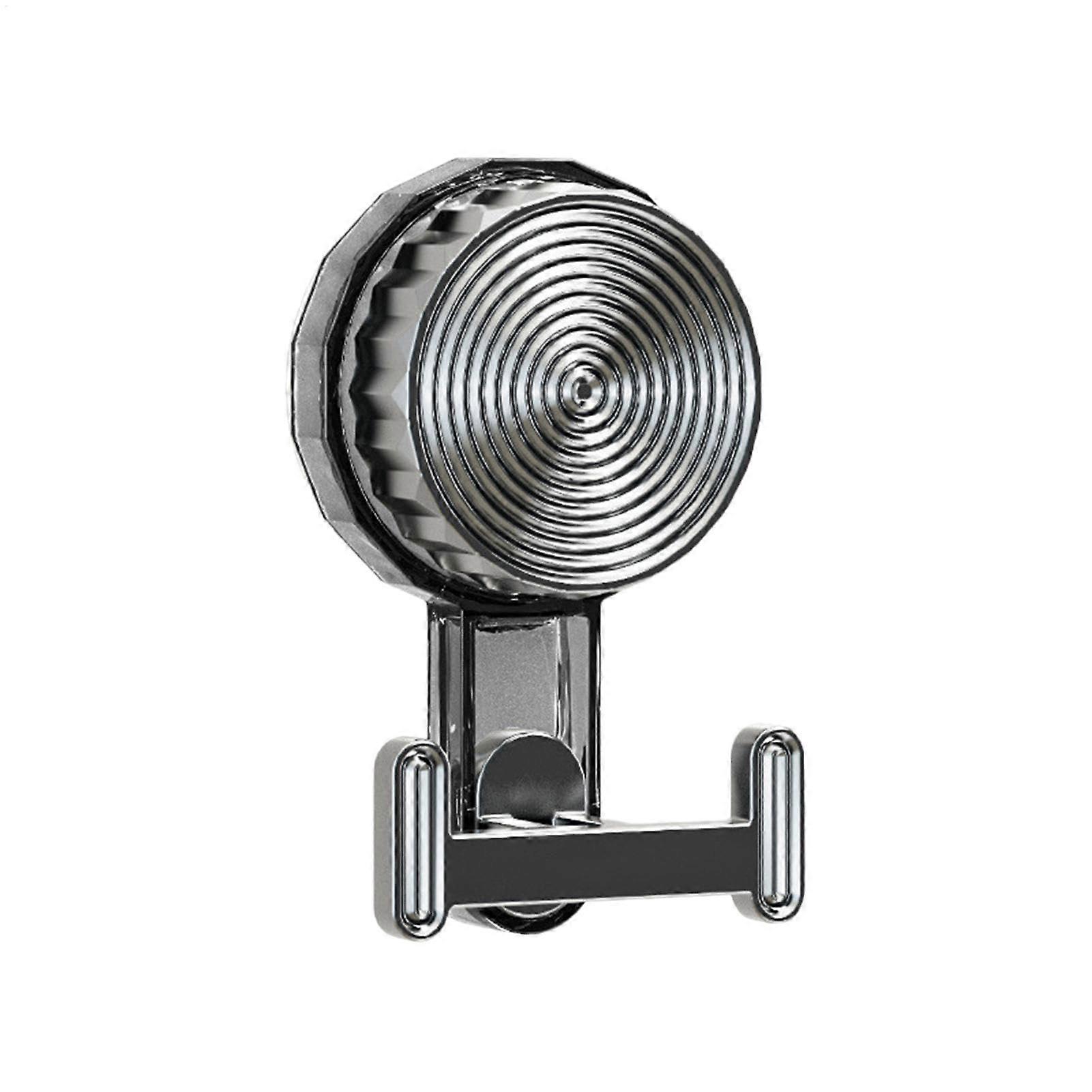 Bathroom Towel Holder for Glass Doors, Gray Removable Shower Hooks for Towel Storage in Shower Rooms and Windows