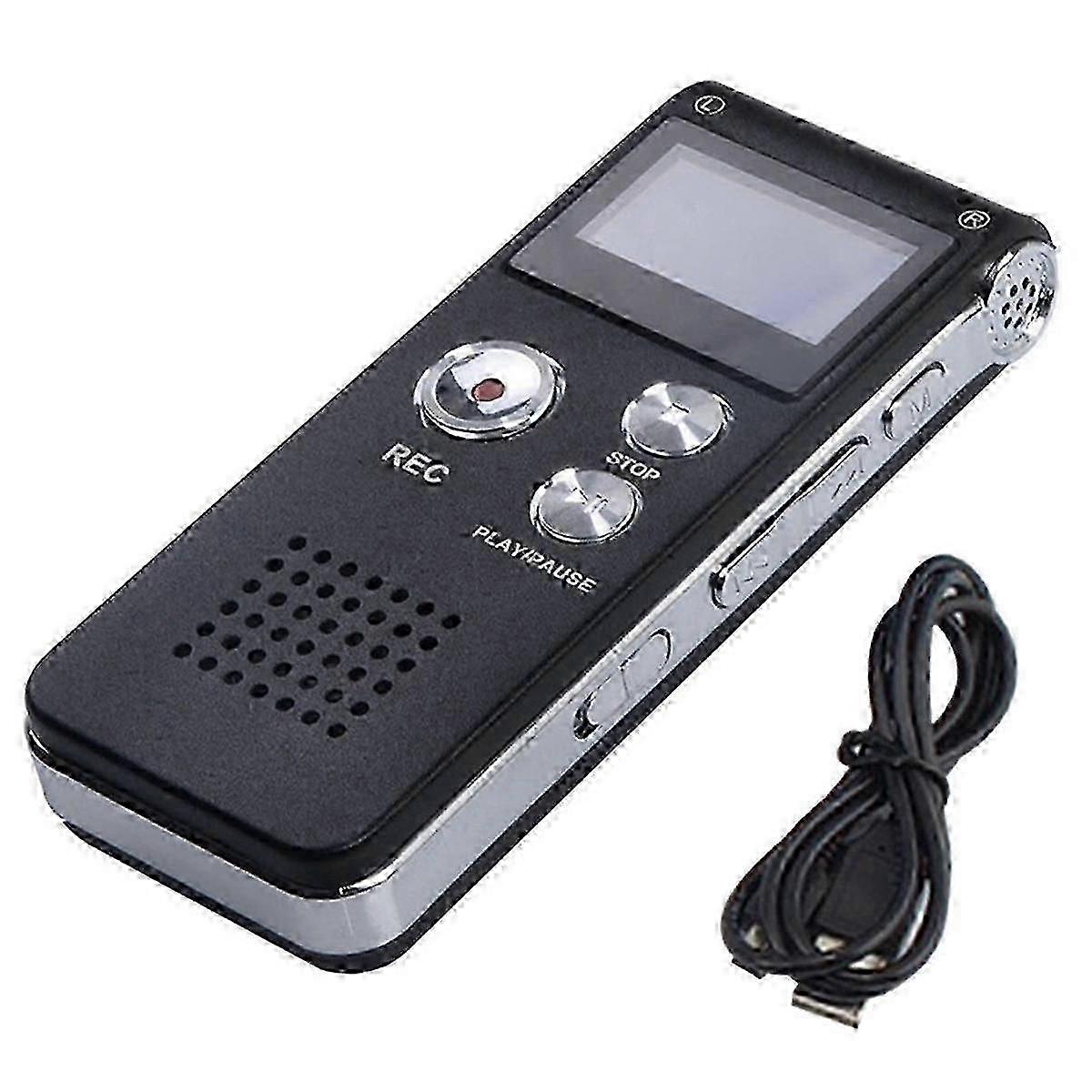 8G Voice Recorder, High-Definition Noise Reduction MP3 Player, Suitable for Meetings and Various Events
